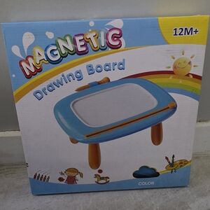 New Blue Kikapabi Toddler Magnetic Drawing Board Learning Doodle 12 Months 1 Yr+